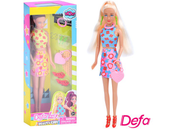 Кукла с аксессуарами Defa Lucy 8511, 29 см, сумка и украшения