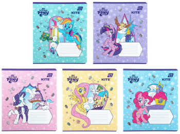 Зошит у кілітинку My Little Pony Kite LP26-232, 12 аркушів, мікс видів, ціна за 1шт