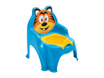 Горщик дитячий №1 Тигр, 33×32×37 см, пластик, 01331/01/1, Doloni Toys