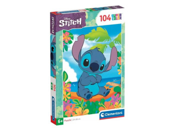 Пазли 104 елемента, Незвичайний герой Стіч, Clementoni 25755