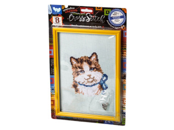 Набір креативної творчості Вишивка хрестиком на канві CROSS STITCH, Danko Toys