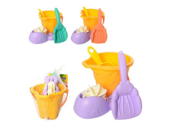 Набор для песочницы мягкий HG-774, 18 см, мельница и лопатки, BabyToys