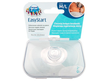 Насадка на сосок стандартна EasyStart 2 шт.. Canpol Babies 18/603