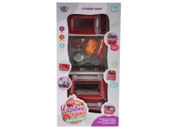 Игровая кухня со звуком и светом 66081, 29 см, с плитой и продуктами, Limo Toy