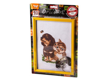 Набір креативної творчості Вишивка хрестиком на канві CROSS STITCH, Danko Toys