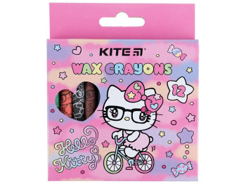 Мел восковый Hello Kitty 12 цветов, Kite