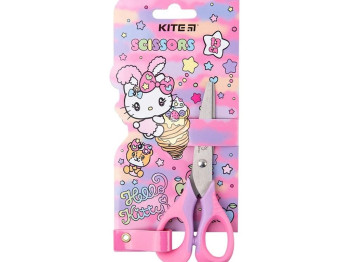 Ножницы детские с резиновыми вставками Hello Kitty 13см, Kite