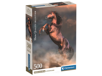 Пазлы Дикая рыжая лошадь Clementoni, 500 элементов
