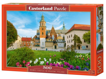 Пазли Wawel Castle in Krakov, Польща, 500 елементів, Castorland  B-53599