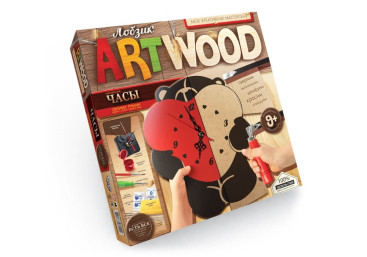 Набор для творчества Выпиливание настенных часов лобзиком ARTWOOD, Danko Toys