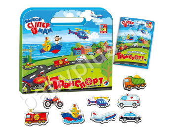 Простые игры с магнитами Транспорт, Vladi Toys