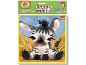 М'які пазли А5 Зебра індіанець, Vladi Toys