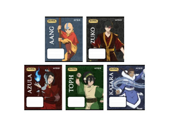 Зошит у клітинку 18 аркушів, The Last Airbender (ціна за 1шт)