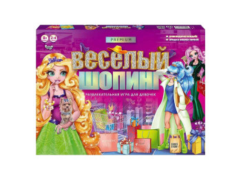 Настольная развлекательная игра Веселый шоппинг Premium, Danko Toys