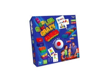 Розвиваюча настільна гра Color Crazy Cubes, Danko Toys