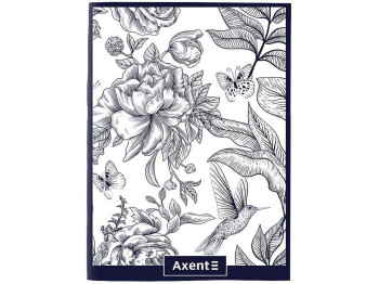 Зошит для записів у клітинку А4. 48 аркушів синій. Axent 4780-6-A