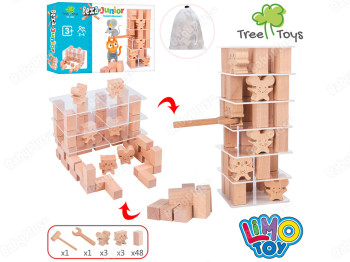 Дерев'яна іграшка Гра Вежа. Tree Toys MD 1585
