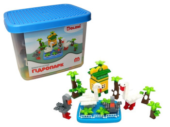 Конструктор Гидропарк. TM Doloni Toys 013888-34. 219 деталей.