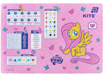 Подкладка настольная My Little Pony, 42,5×29 см, пластиковая, Kite