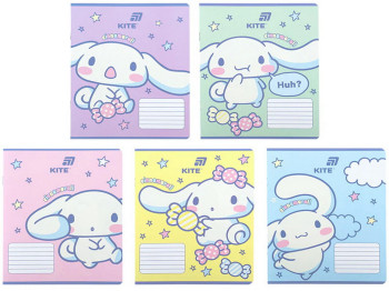 Тетрадь в клетку Cinnamoroll Kite CR26-232, 12 листов, микс видов, цена за 1шт