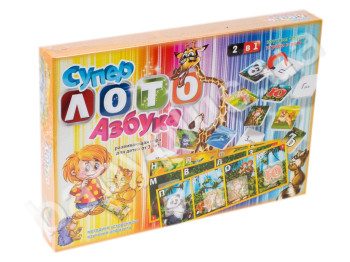 Супер лото Азбука 2в1, Danko Toys