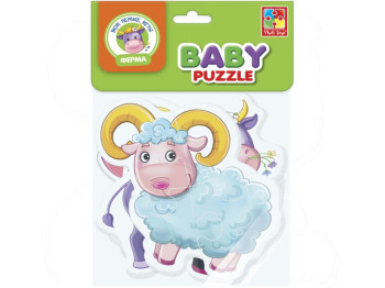 Беби пазлы Ферма, Vladi Toys
