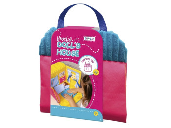 Домик для кукол складной Lovely Doll's House Blue, сумка для хранения, Roter Kafer