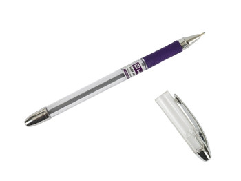 Ручка масляная Max Writer Silver. Hiper HO-338. Длина письма 2500м 0,7мм. Цвет ФИОЛЕТОВЫЙ (цена за 1