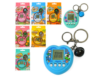 Тамагочи, 2 вида, микс цветов, на батарейках