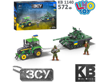 Конструктор Трактор та танк. Limo Toy KB 1140. 572 деталі