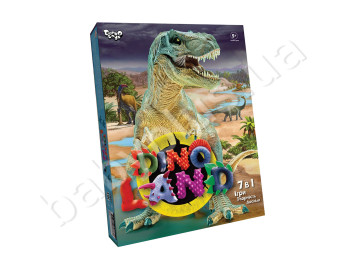 Набор для творчества 7в1 Dino Land. DankoToys DL-01-01U укр УЦЕНКА 