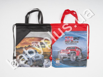 Сумка для взуття тканинна KIDIS, 4 WHEEL DRIVE