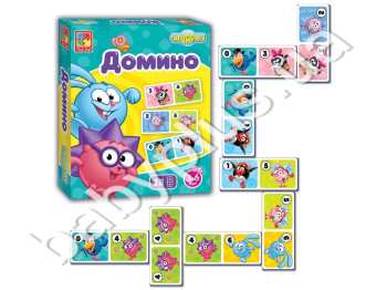 Игры со Смешариками Домино (рус)
