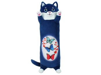 Мягкая игрушка обнимашка Котик, 65 см, для объятий, Копиця