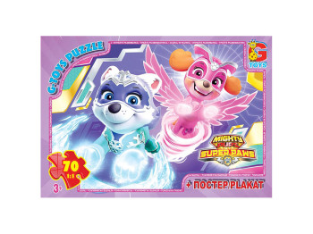 Пазлы картонные Paw Patrol, 70 элементов, G-Toys PW0874