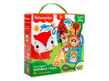 Игра-шнуровка Fisher Price, Времена года, Vladi Toys