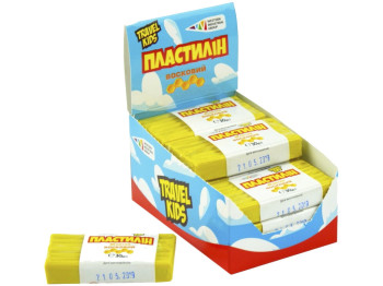 Пластилін восковий, Гамма 333107, жовтий, (Ціна за 1 шт)