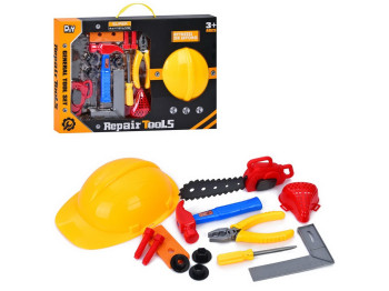 Набор строительных инструментов H-783, с каской, BabyToys
