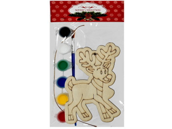 Фігурка-підвіска новорічна Art з фарбами 10х13см, R96416