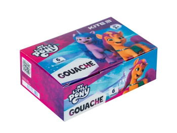 Гуашь My Little Pony 6 цветов, 20 мл, Kite