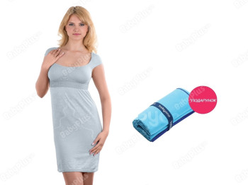Нічна сорочка L сірого кольору. BabyOno 510/SZ/L