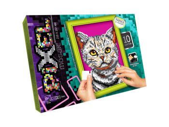 Набор для творчества Мягкая мозаика Тетрис-пазл PIXEL, Danko Toys