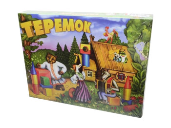 Набір кубиків Теремок малий в коробці. M.Toys 08081. 19 деталей