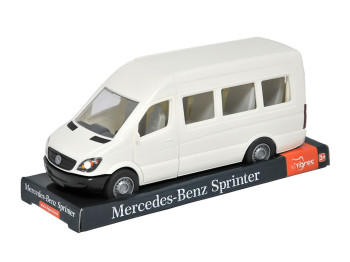 Автомобиль Mercedes-Benz Sprinter пассажирский – белый на планшетке. Tigres 39704