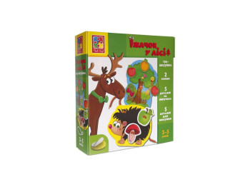 Міні-Развивашка з липучками Їжачок в лісі, Vladi Toys