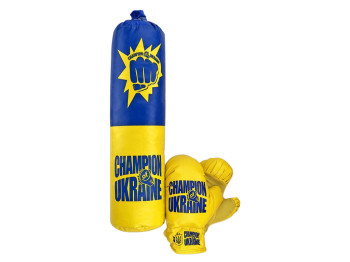 Боксерський набір середній Champion Of Ukraine, Danko Toys M-UA