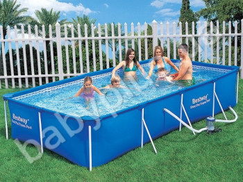 Басейн каркасний прямокутний Bestway 56082