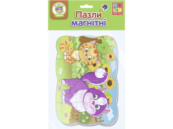 Пазли на магніті А5 Котики, Vladi Toys