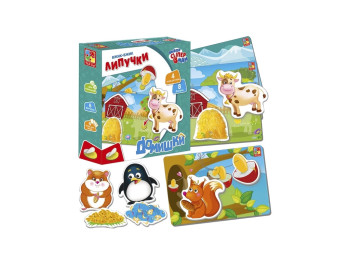 Игра с липучками Домишки, Vladi Toys