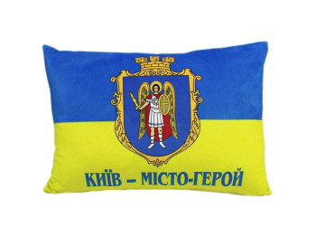 Подушка с принтом №1, Киев – город герой 40см, Копиця